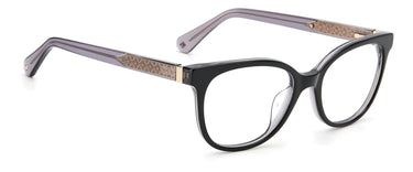 Premium Women Kate Spade Model Eyeglasses: Payton - Black(2)- SpecSMART Eye Clinic (Diagonal View)